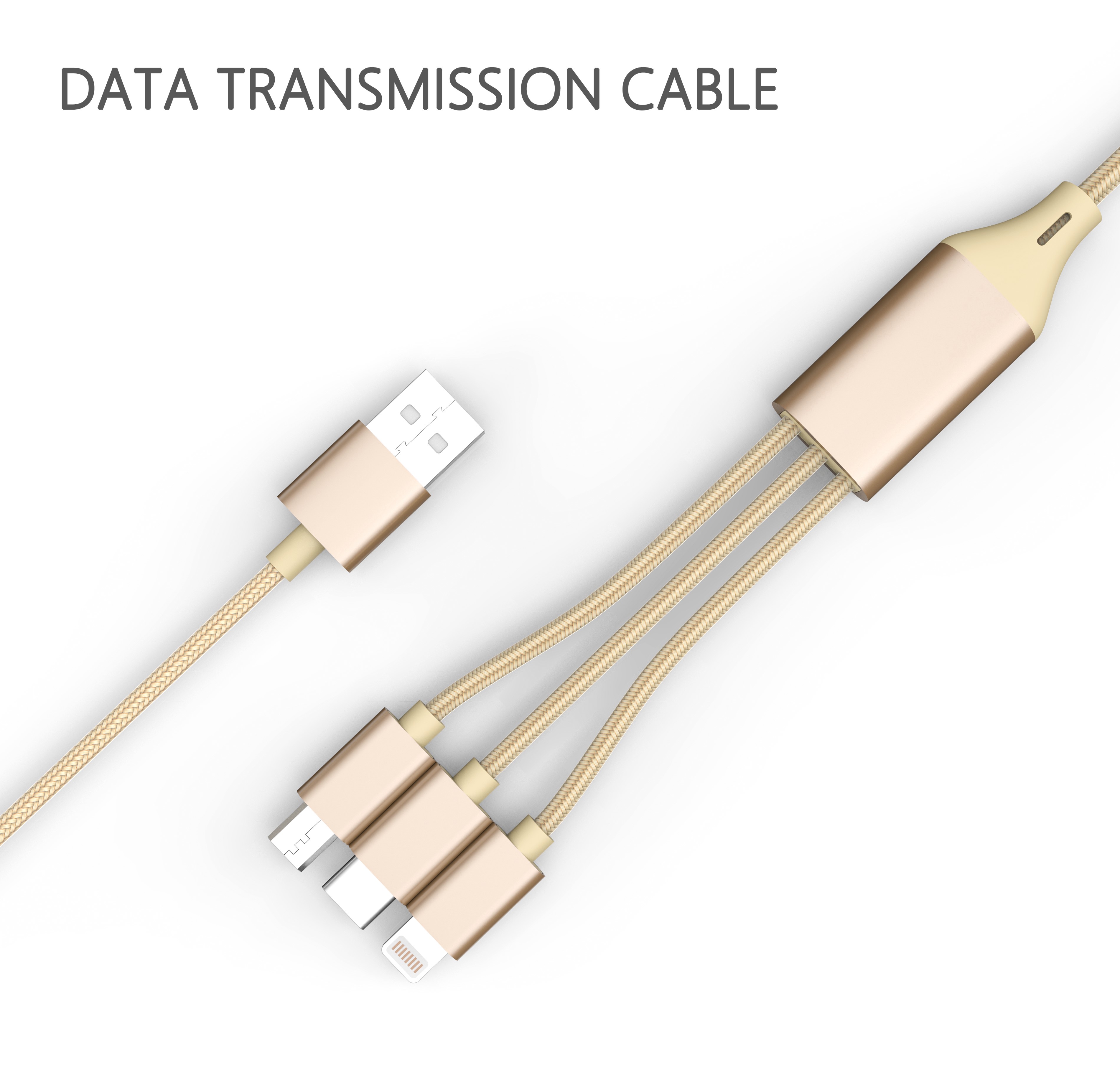 3 in 1 with data transmission cables