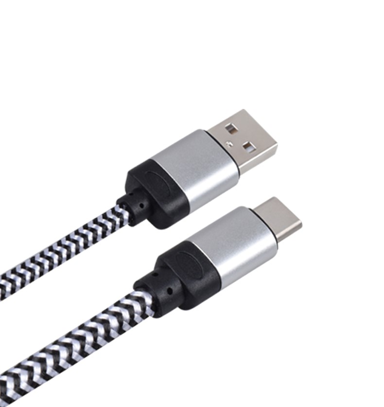 Braided Type C quick charging cable