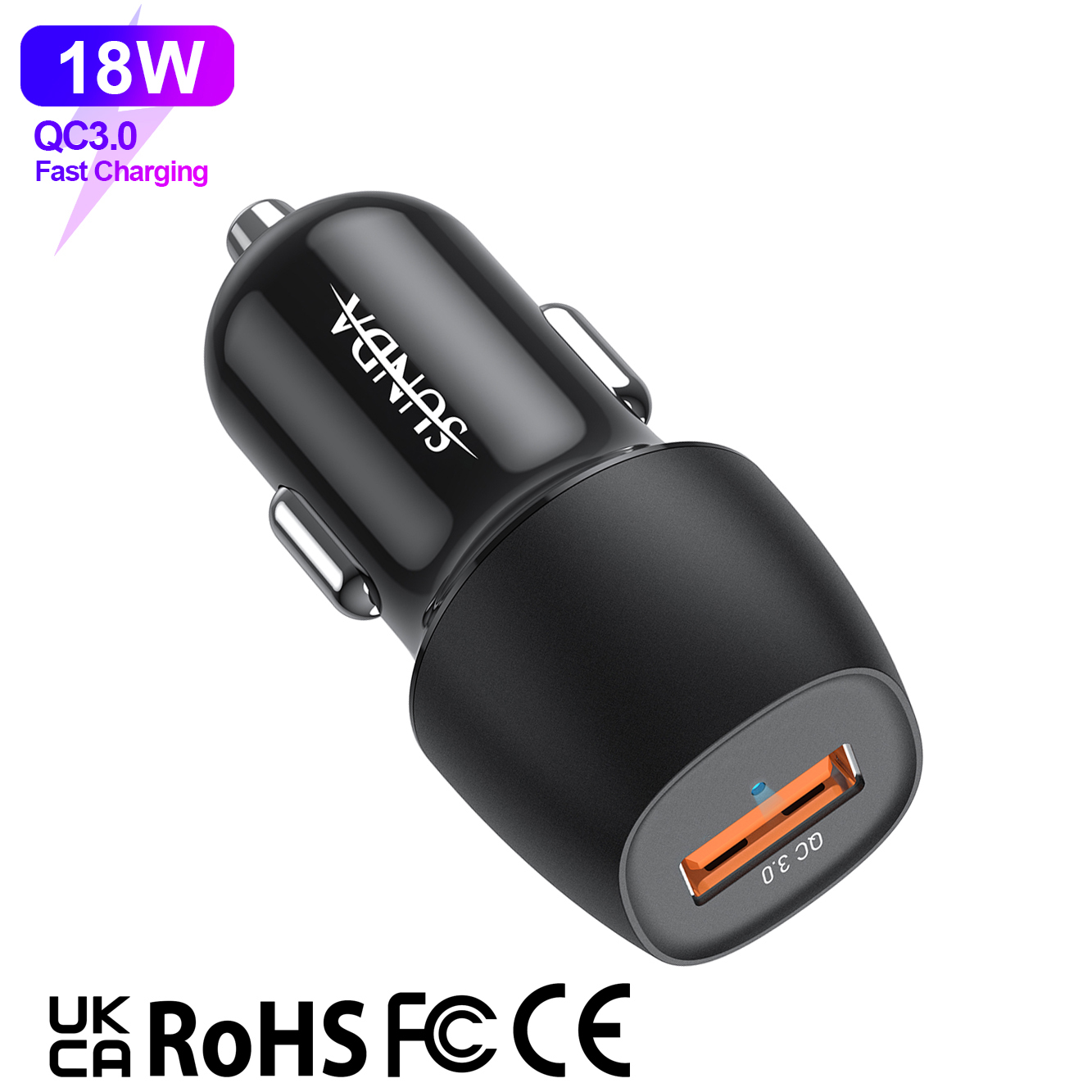  SUNDA USB C Fast Car Charger Dual Ports PD/PPS&QC3.0, Cell Phone Automobile Chargers, for Apple Smart-Phones and Android Car Charger