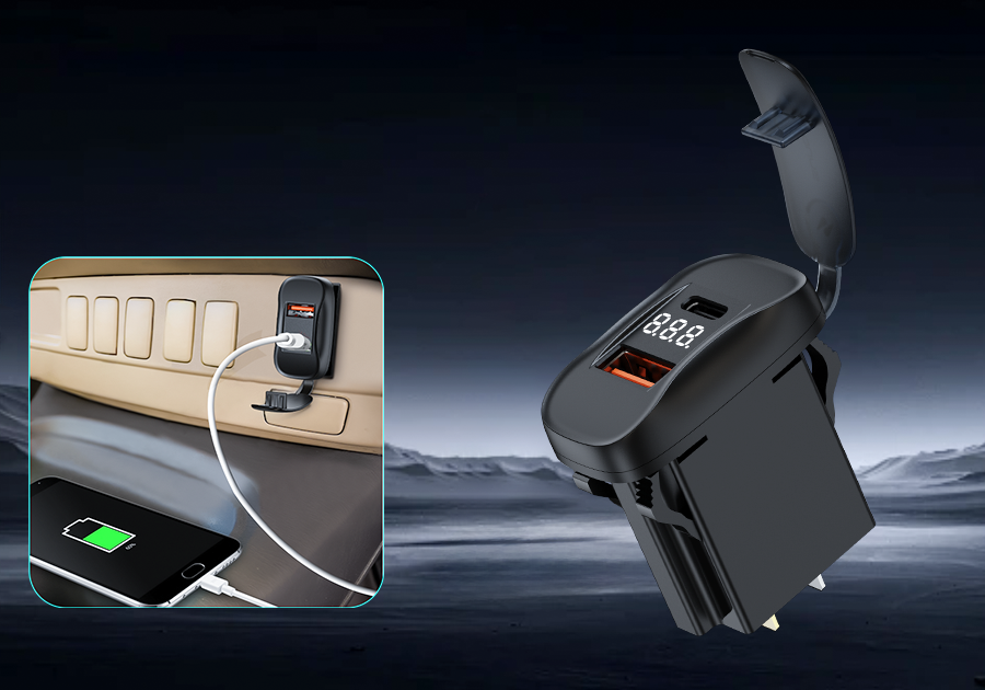 New Motorcycle Car Charger