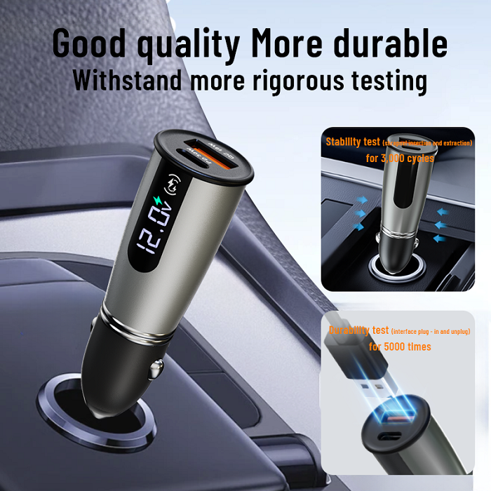 SUNDAREE 51W Fast Charging QC3.0 Car Charger For  iPhone 17 Pro Max/Air/16/15/iPad, Samsung S25 Android Cell Phone