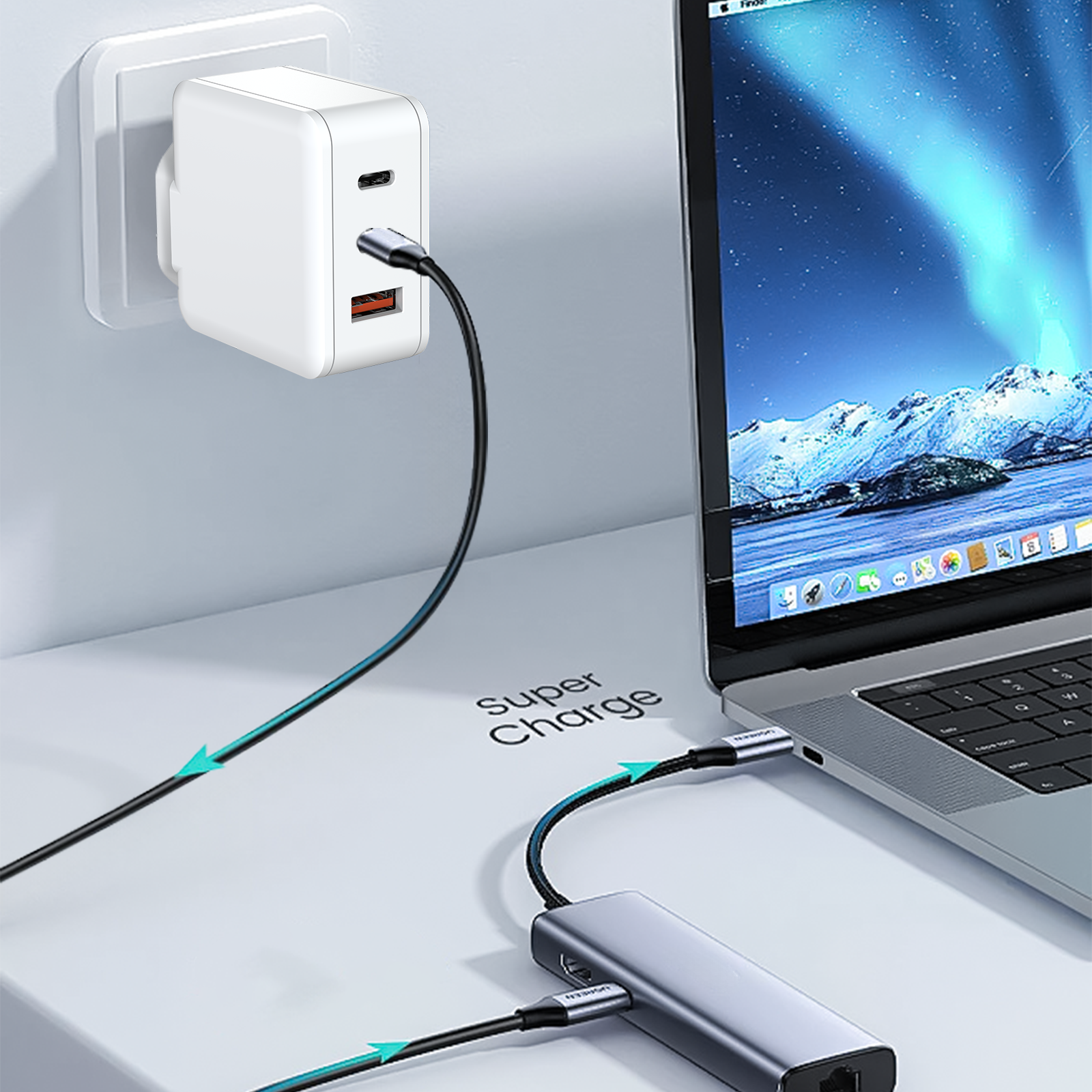 60W Ultra-Fast Charging Wall Charger