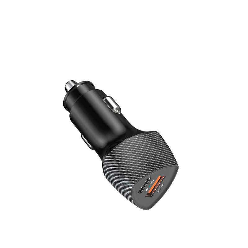 48W 2-Port Fast Charging Adapter with PD&QC3.0 USB C Car Charger Quick PD Charger for phone